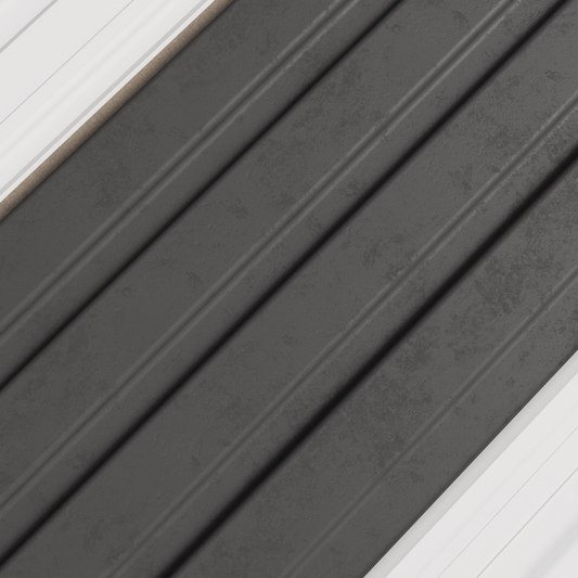 DARK GREY STONE WAINSCOT WALL PANEL