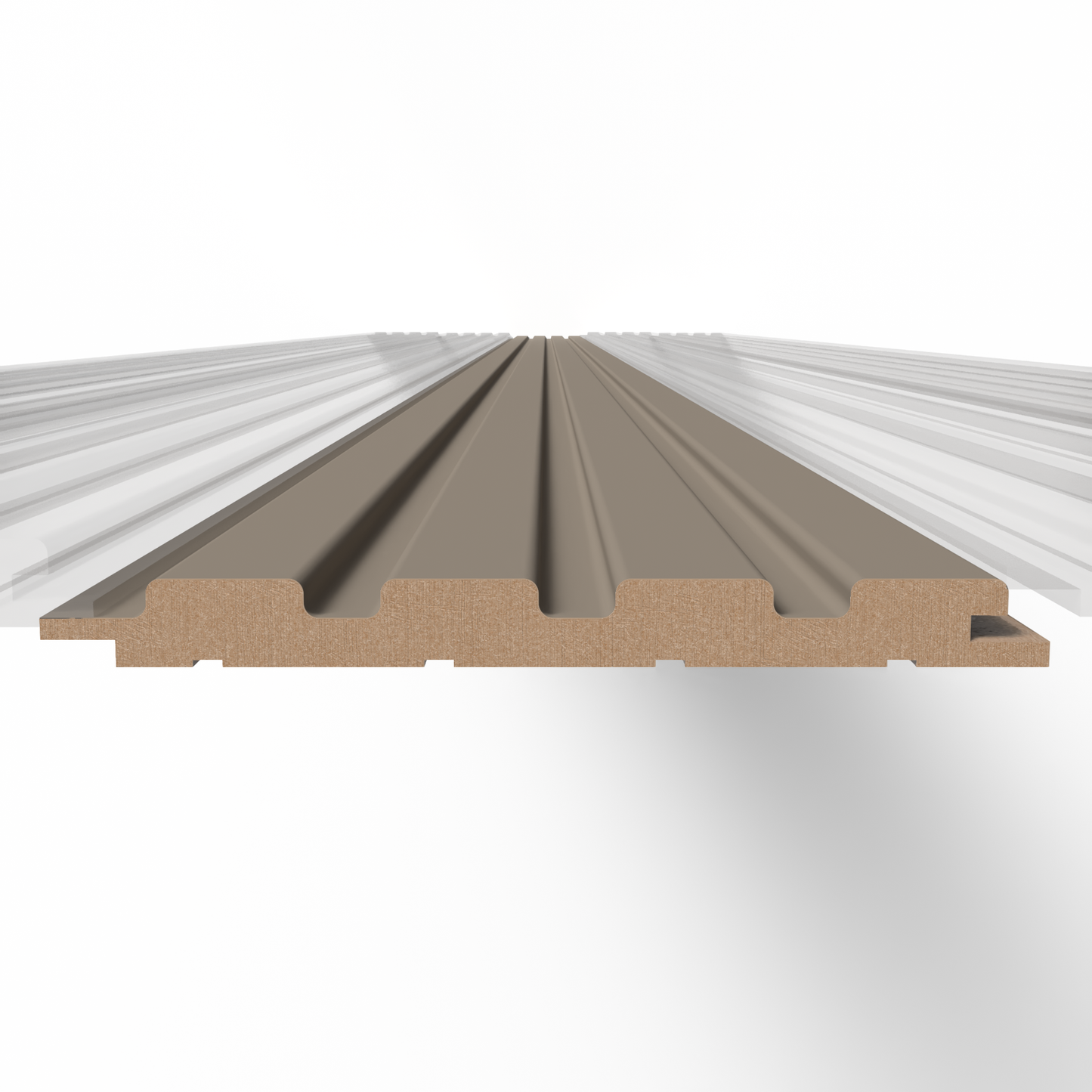 OLD GREY PANELLING WALL PANEL