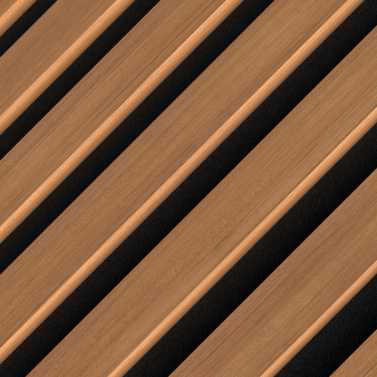 BOARD TEAK ACOUSTIC WALL PANEL