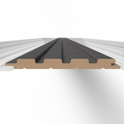 DARK GREY STONE WAINSCOT WALL PANEL