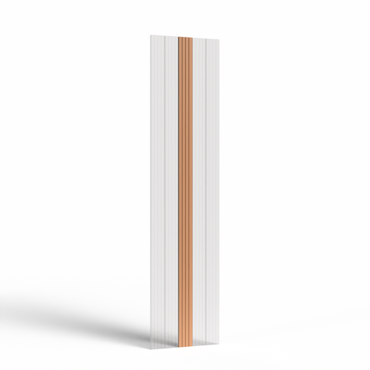 NATURAL OAK WOOD PANELED WALL